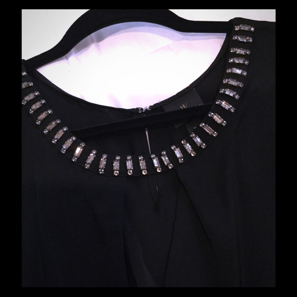 Rhinestoned Blouse  XL