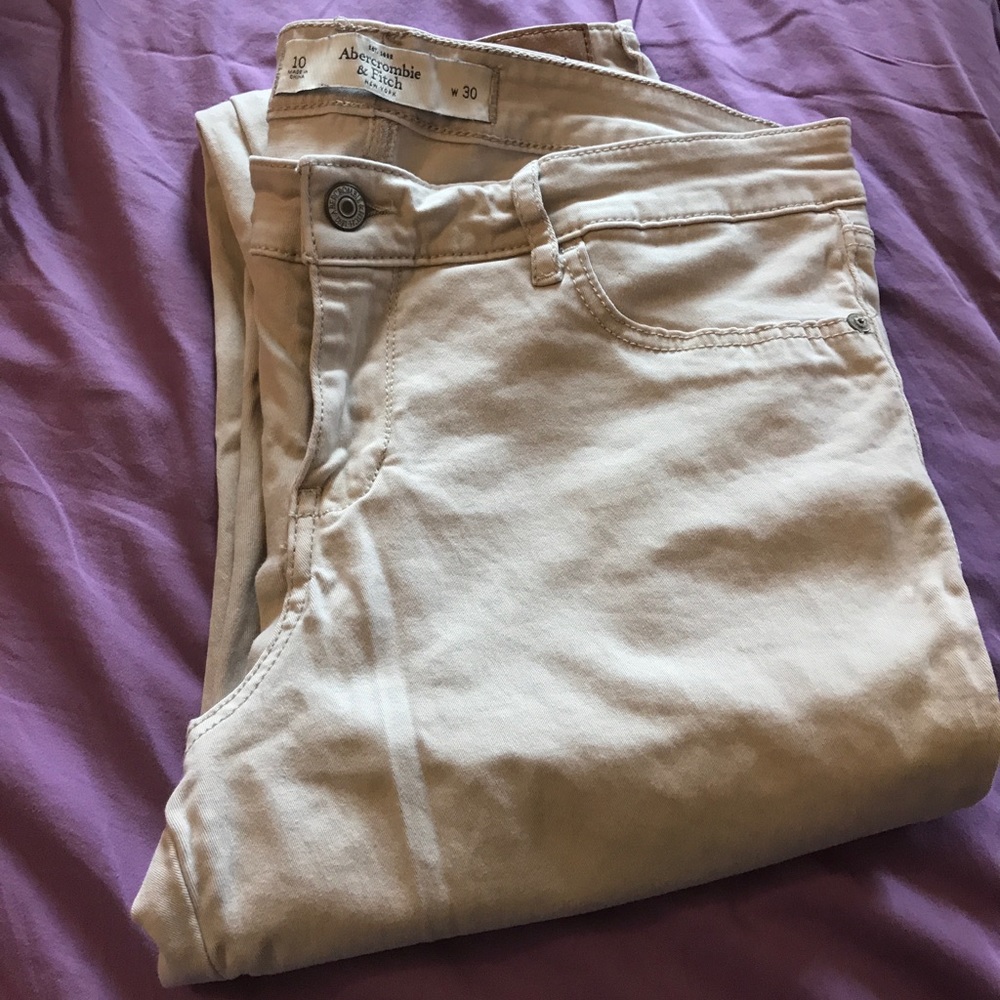 Abercrombie and Fitch Khaki Skinny w30