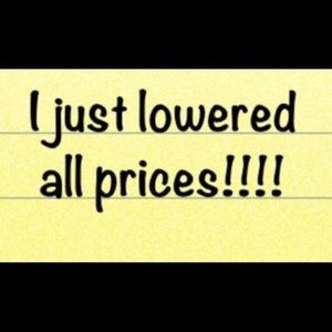 All prices dropped!!!! Check out my closet!!!!