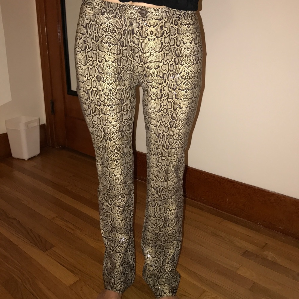Python pants from paris