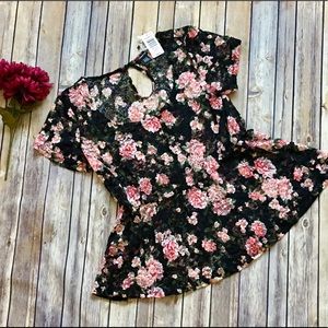 NWT Torrid Sheer Blouse