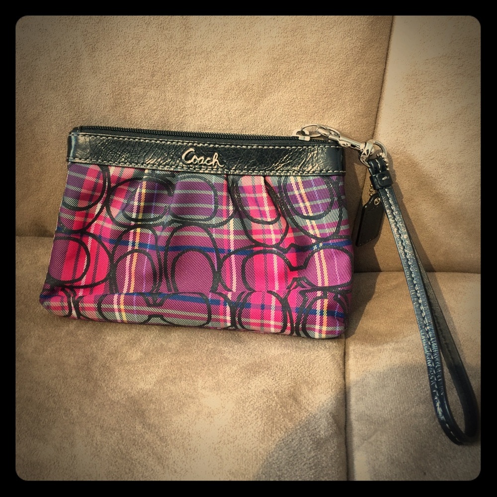 Coach wristlet purse