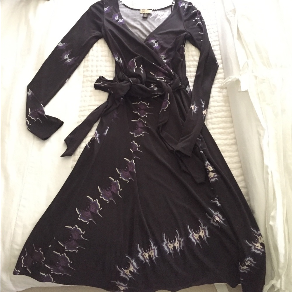 Issa London 100% Silk Wrap Dress