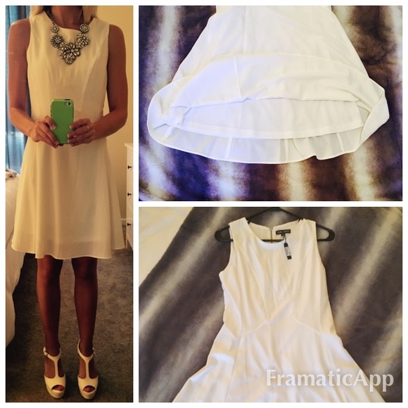 NWT white charming Charlie dress - Picture 2 of 2