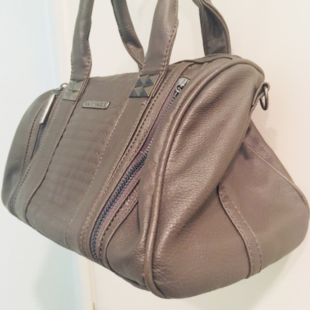 Faux leather rampage bag