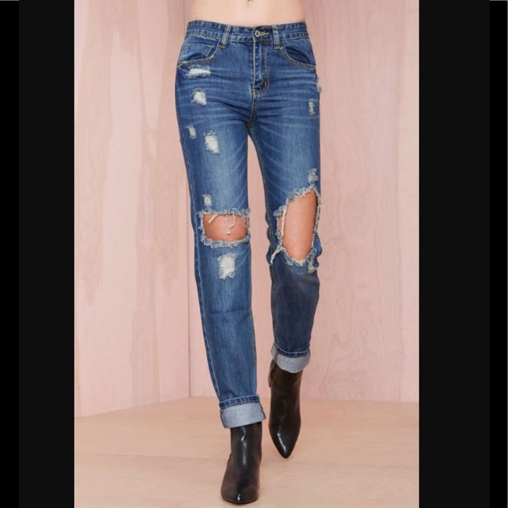 Signature 8 Blue Gita Boyfriend Jean