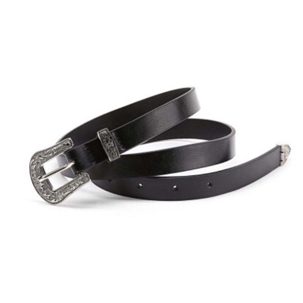 Western buckle belt