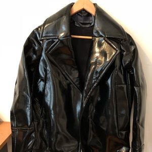 Zara Studio Patent Leather jacket