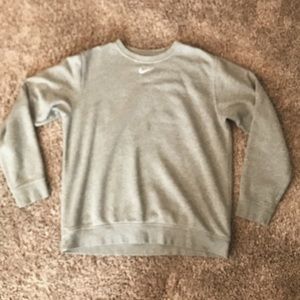 NIKE HEATHERED GREY SWEATSHIRT SIZE L