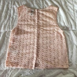 🎃 Light pink lace top