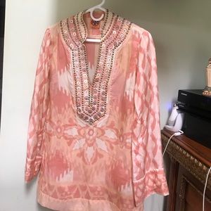 Tory Burch Blush Caftan