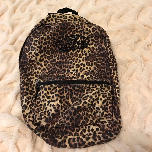 vans off the wall cheetah backpack