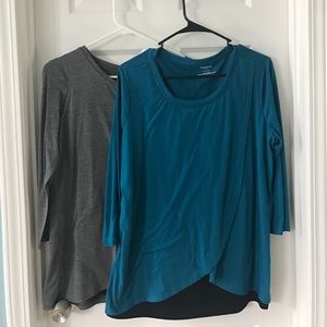 Motherhood maternity nursing shirts