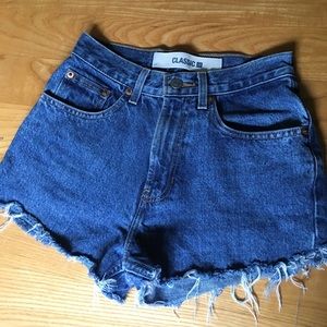 Vintage denim shorts