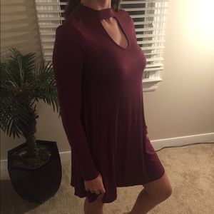 Burgundy red dress size medium