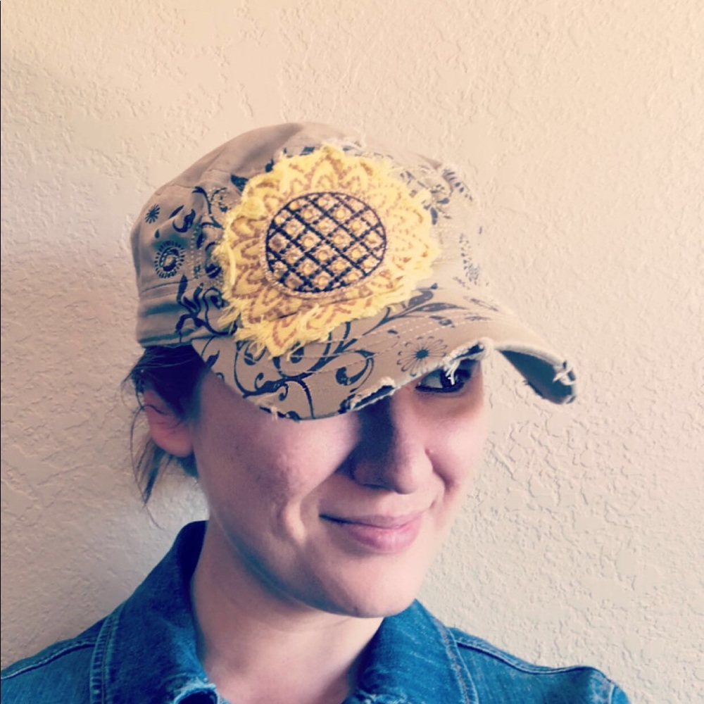 Sunflower hat