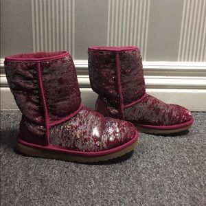 Pink sequin UGGs!
