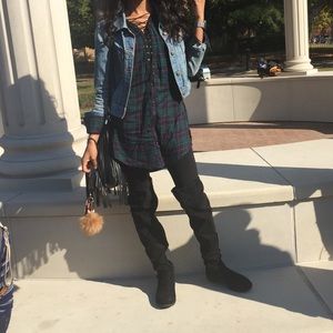 Bamboo Brand Thigh High Boots (Black)