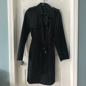 Banana Republic black trench