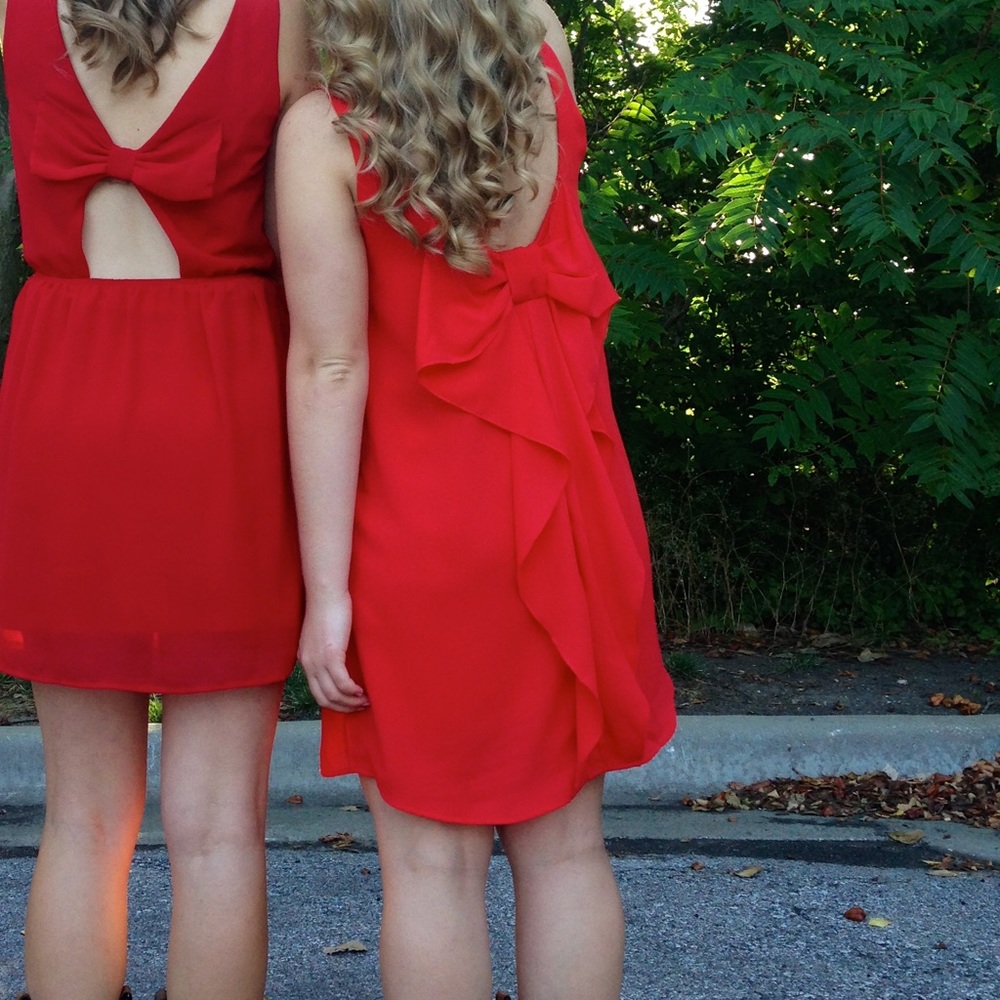Red Bow Dress