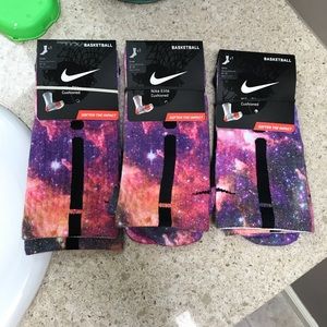 Nike Elite custom Galaxy socks