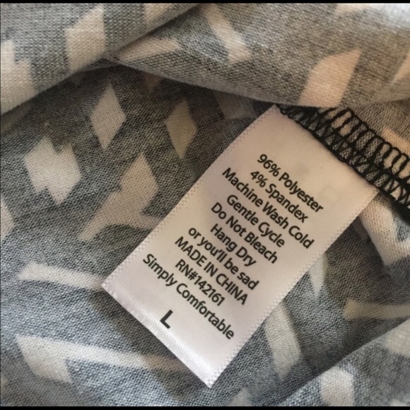 LulaRoe Large Randy - Picture 3 of 4