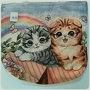 Bags - Tapestry Rainbow Cats Large Canvas Tote Bag NWT's Bags - Tapestry Rainbow Cats Large Canvas Tote Bag NWT's