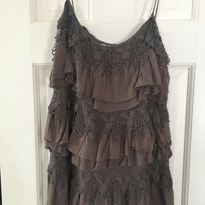 Zara ruffle layer shirt