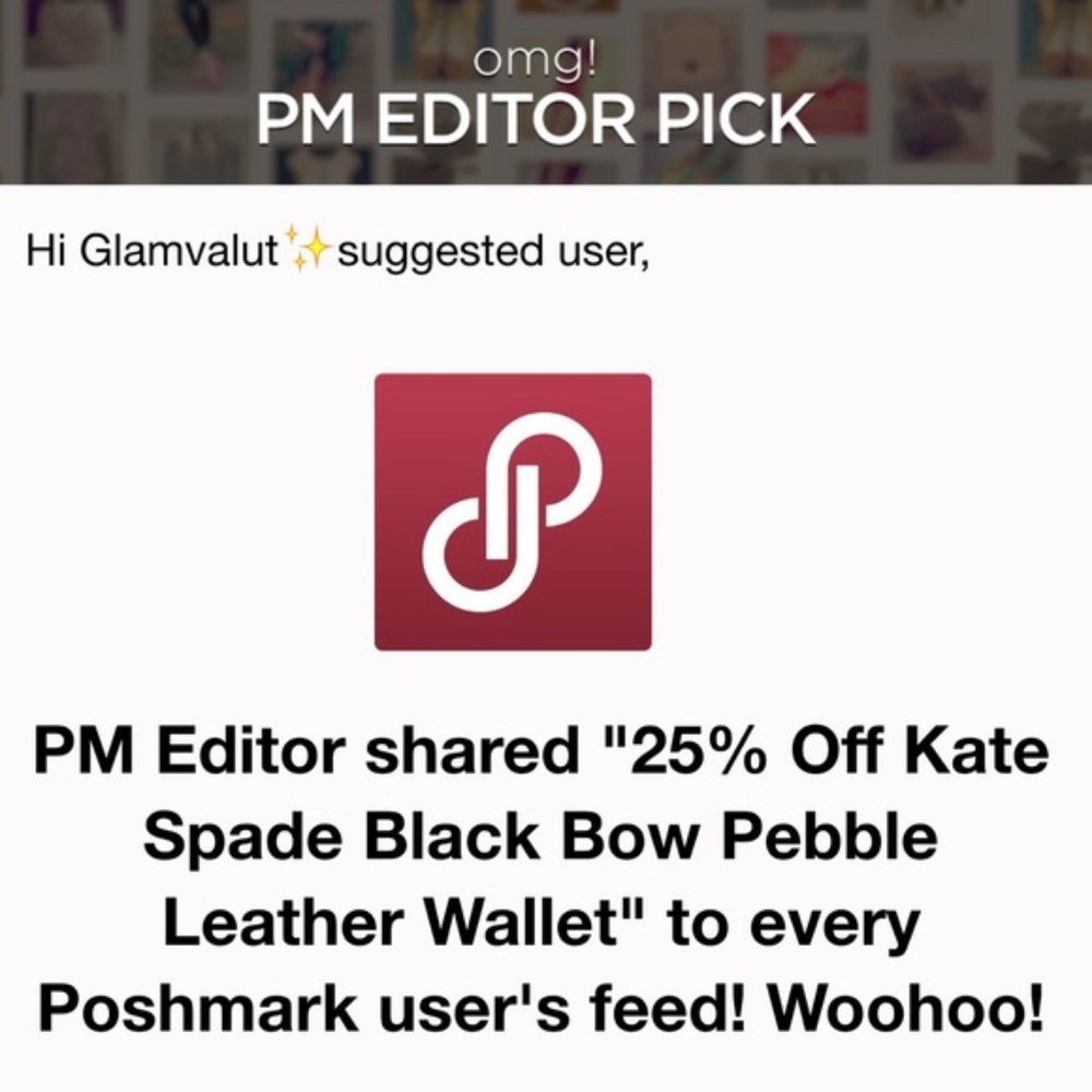 PM Editor Pick~Kate Spade Black Bow Leather Wallet - Picture 4 of 4