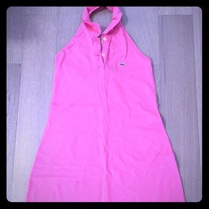 Lacoste Polo Halter Dress w/Open Back