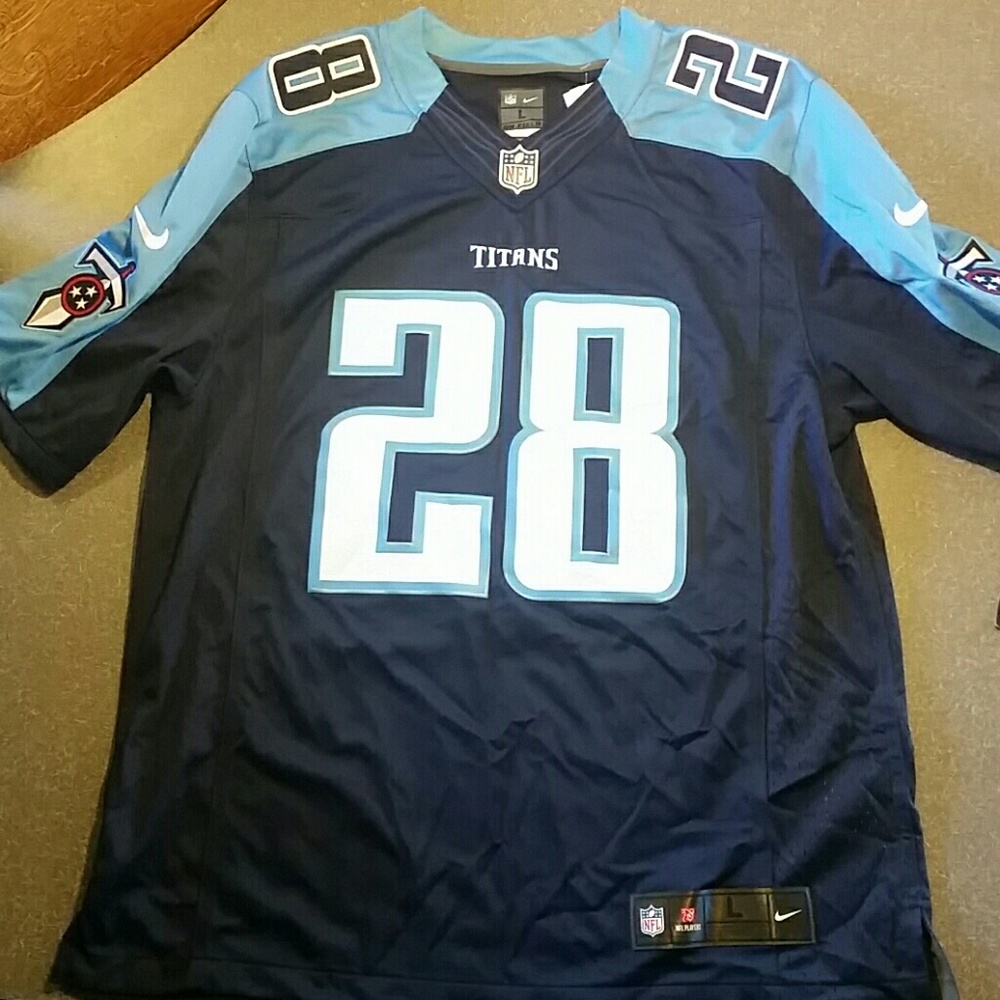 NFL Titan #28 Chris Johnson jersey