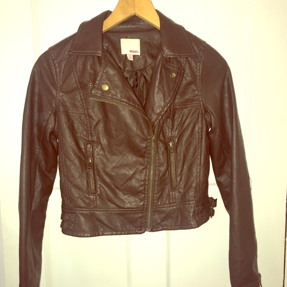 Brown Leather BONGO Jacket