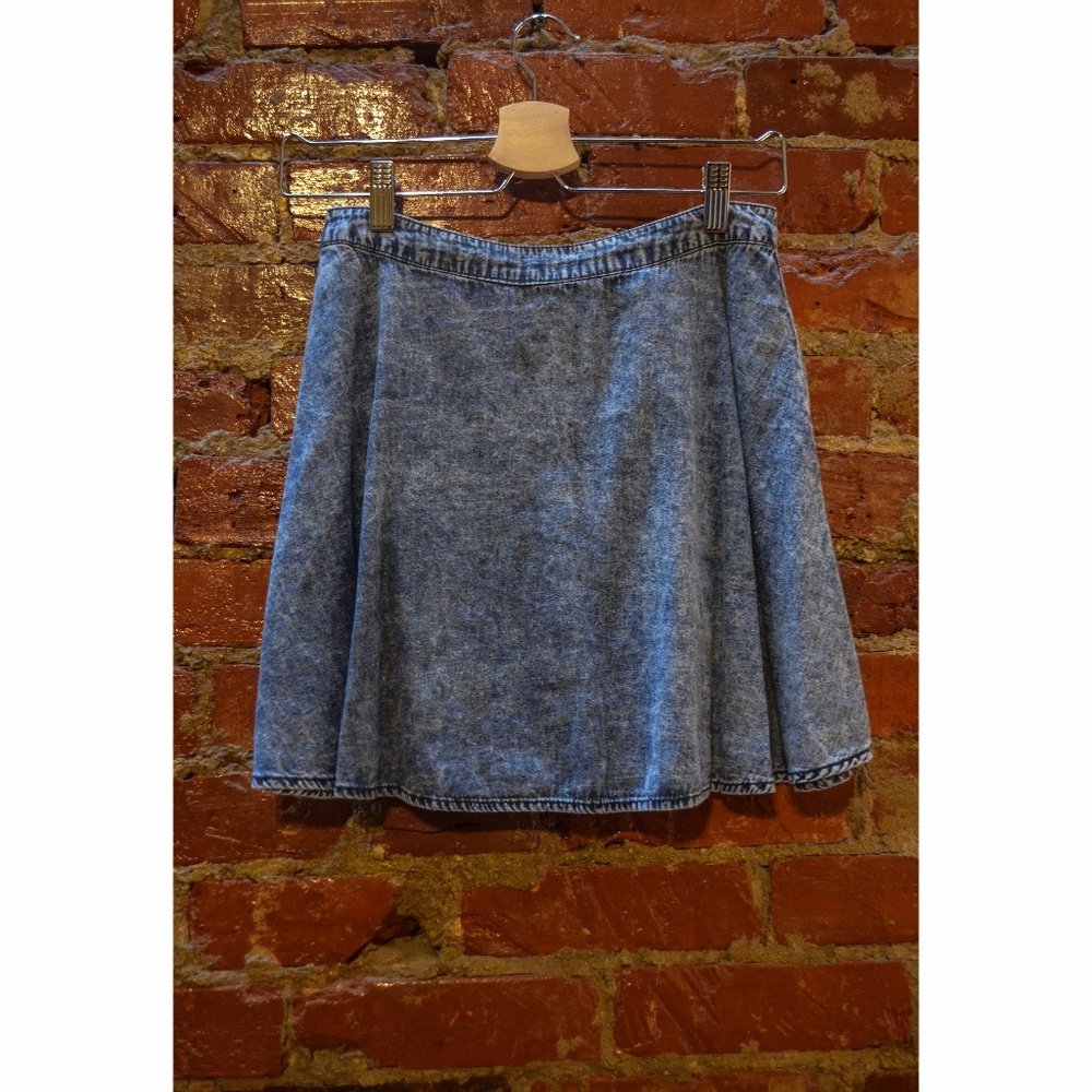Forever 21 Denim Wash Skirt