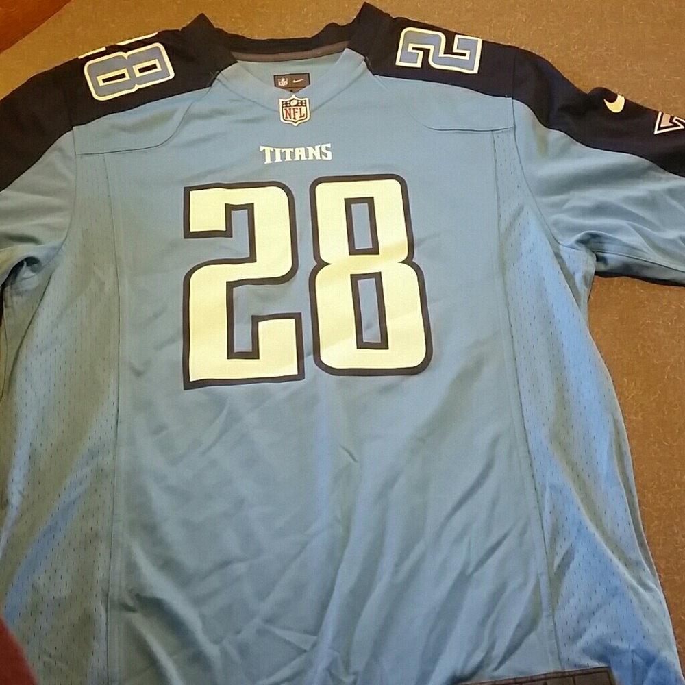 Nike NFL #28 Chris Johnson jersey titans