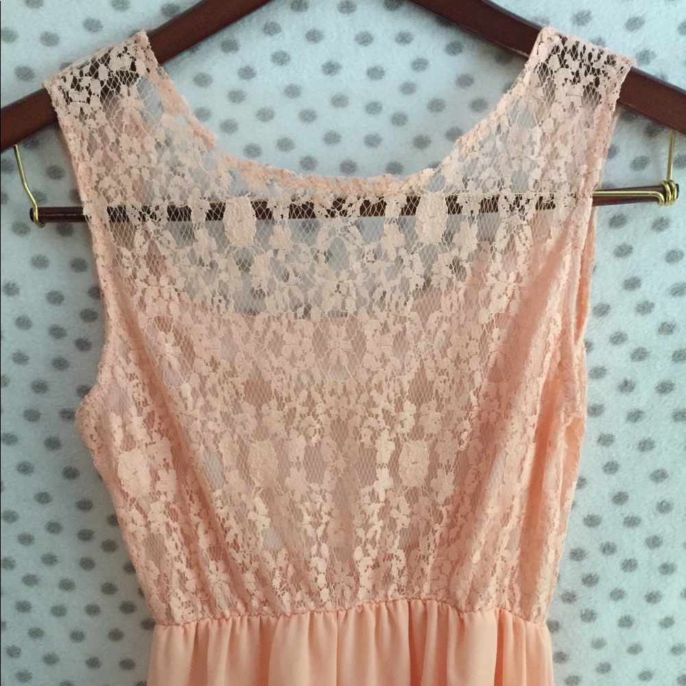 Peach Dress