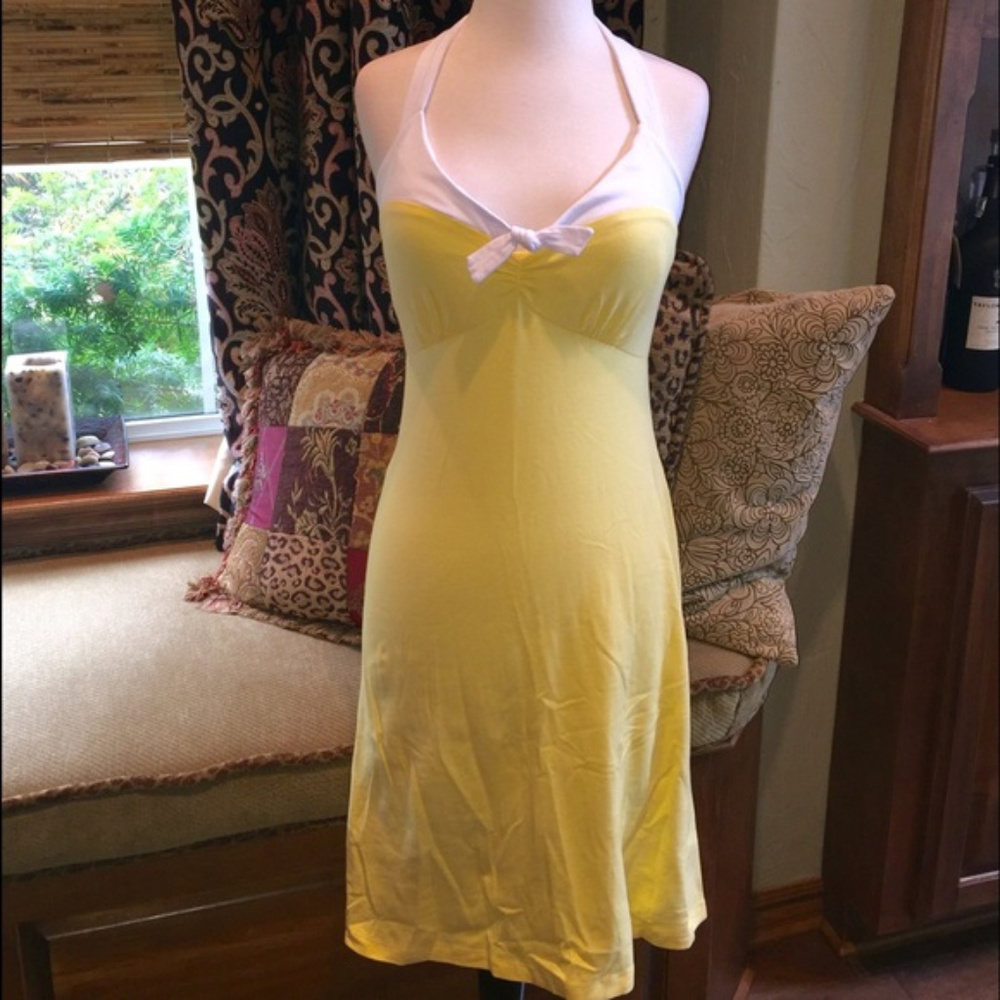 New Muse for Boston Proper Tipped Halter Bra Dress
