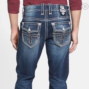 NWT Rock Revival Saul 34 x 34 straight leg