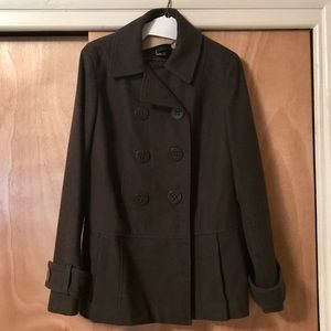 VICTORIA’S SECRET FOREST GREEN PEACOAT
