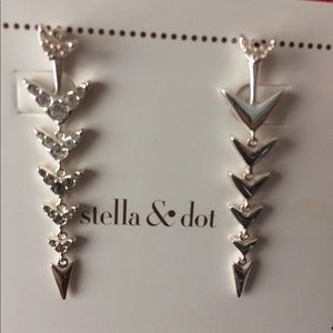 Stella & Dot Arrow Drop Earrings