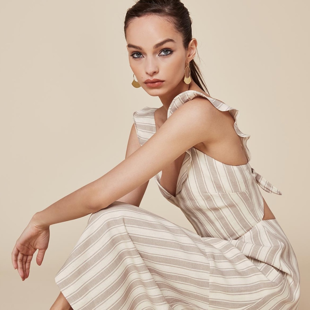 Reformation "LOREN" Linen Dress