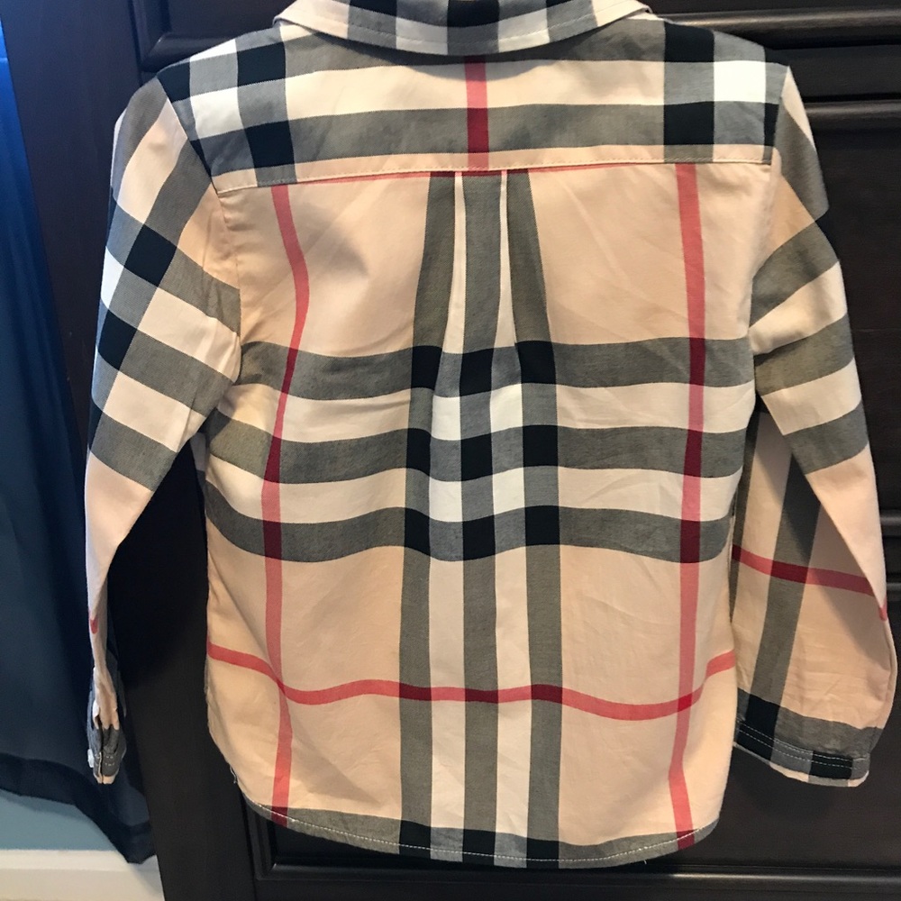 Authentic Classic Burberry Shirt For Toddler Boy