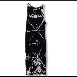maxi tie dye sun dress