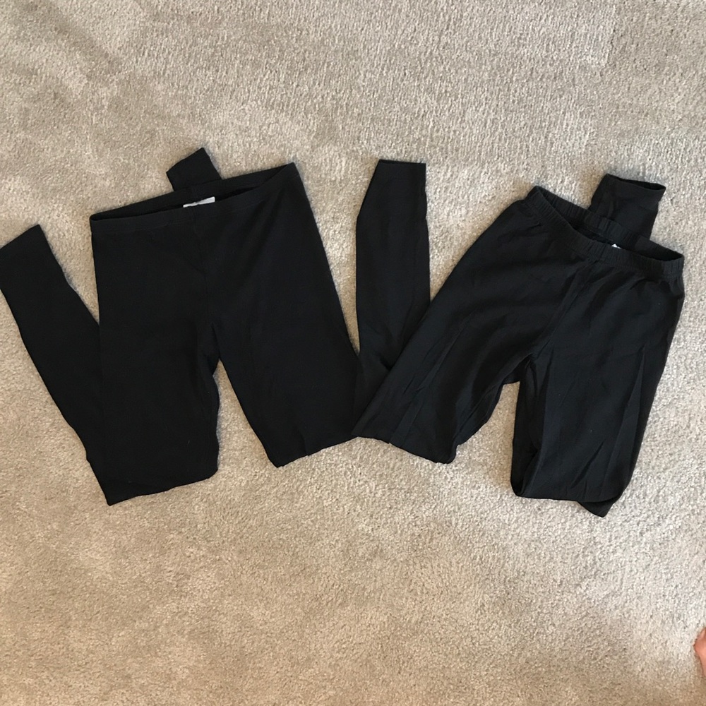 Set of 2 Simple Cotton Leggings