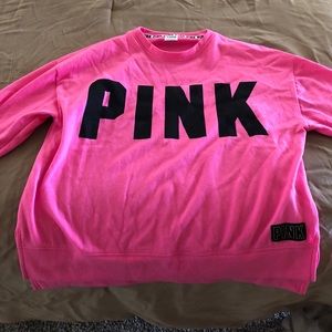 Pink Victoria Secret Sweatshirt