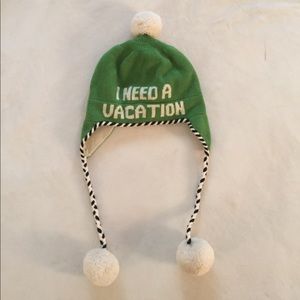 Kate Spade "I Need A Vacation" Winter Hat