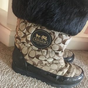 COACH Snow Boots