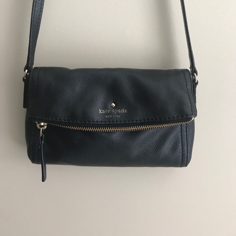Kate Spade Black Leather Crossbody