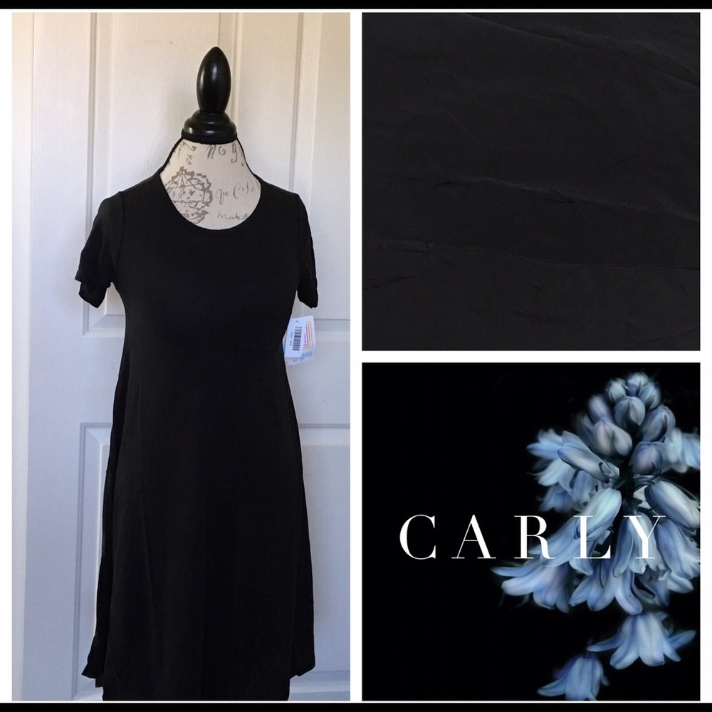 LuLaRoe Carly (Solid Black) - XXS