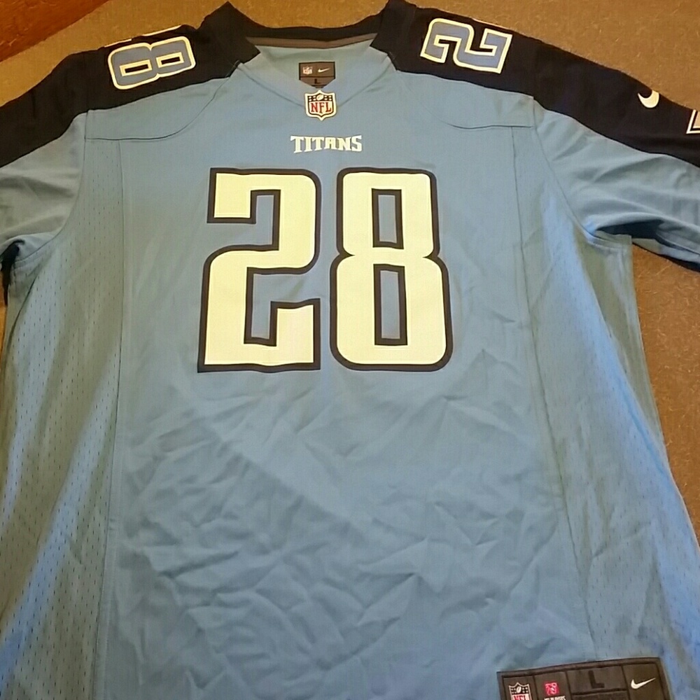 NFL Titan #28 Chris Johnson jersey