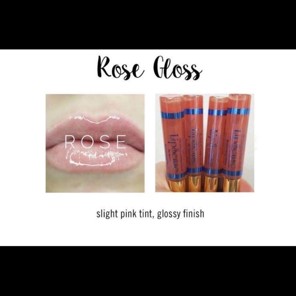 Lipsense rose color gloss new !